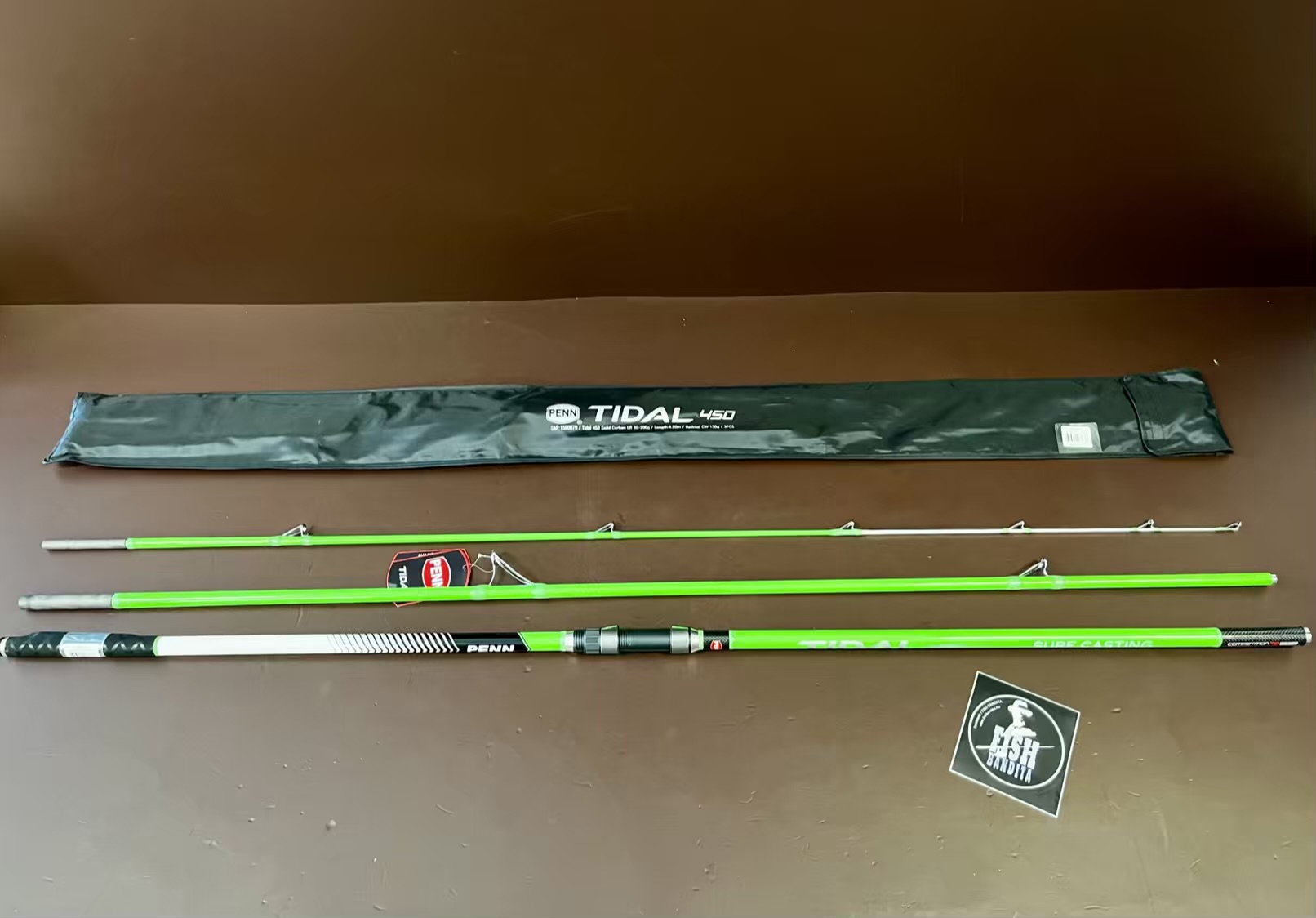 Penn Tidal Solid Carbon Surf Lr 450cm 50-200g