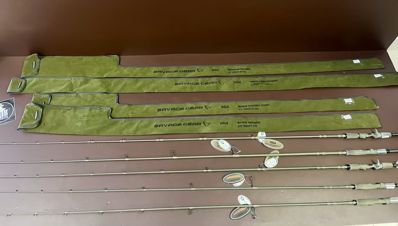 Savage gear sg4 198 7-24g/ 198 12-33g/ 216 9-21g/ 226 14-42g pergető botok