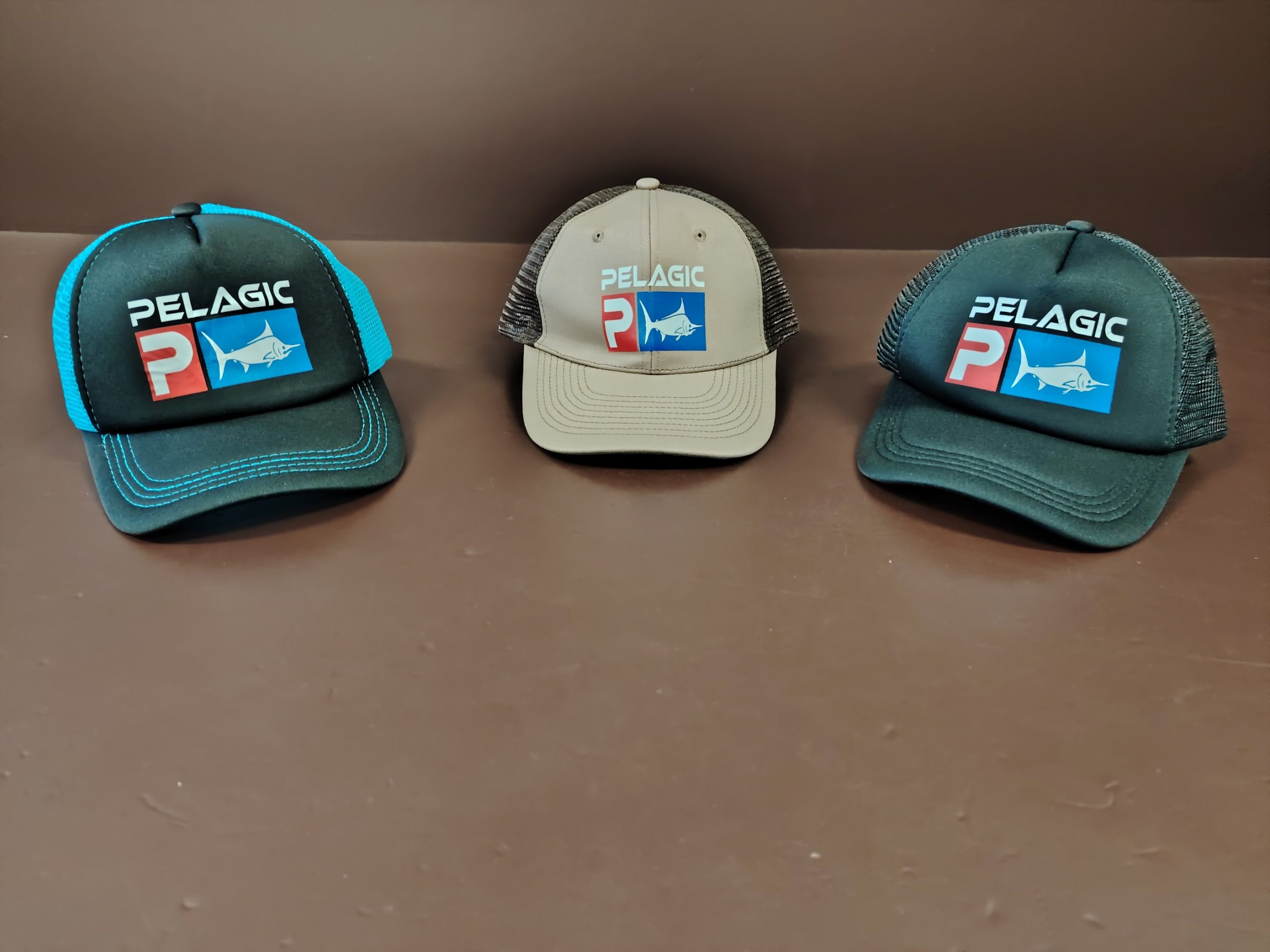 Pelagic horgász baseball sapkák