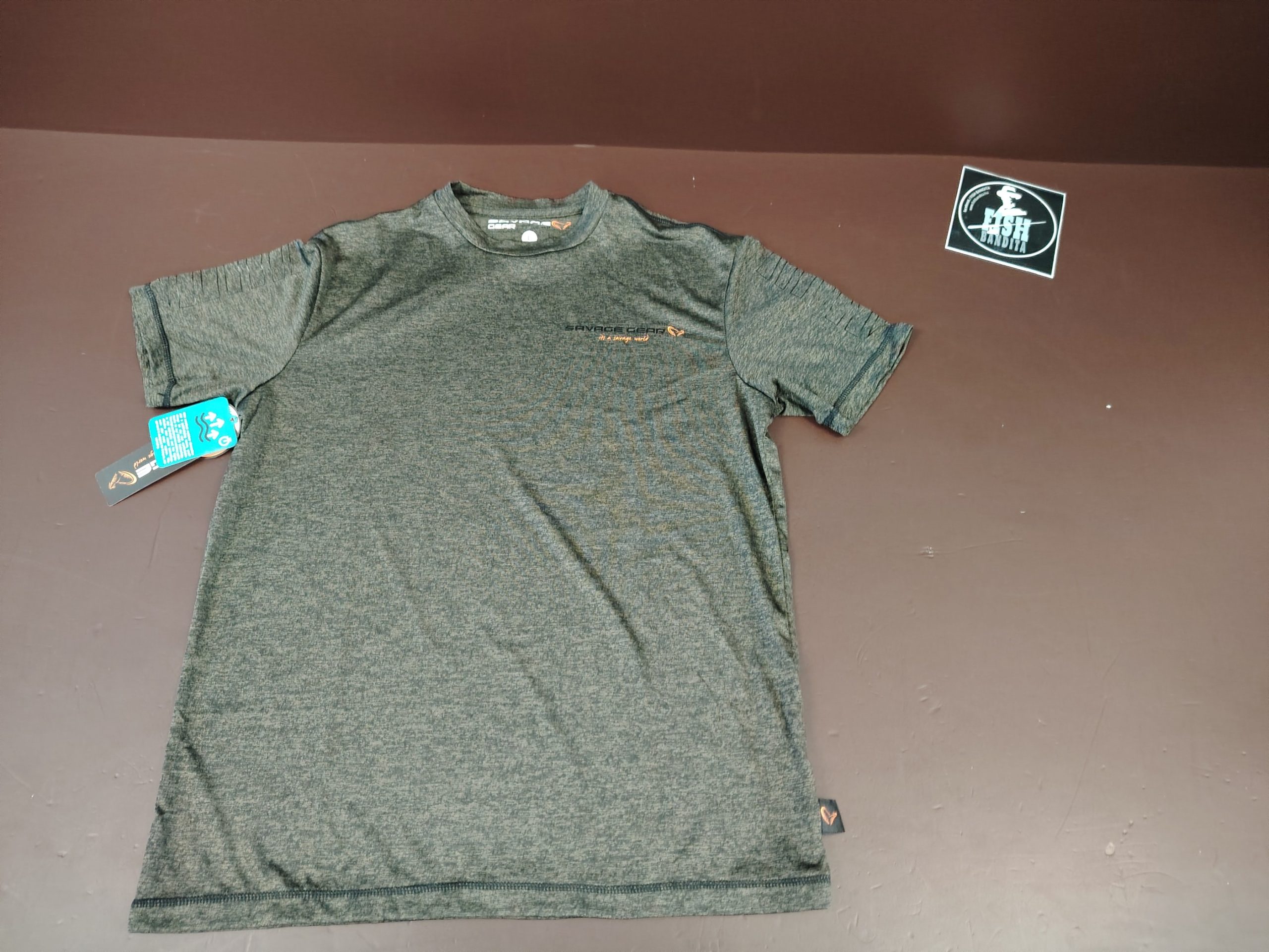 SAVAGE GEAR FIGHTER STRETCH T-SHIRT PÓLÓ L