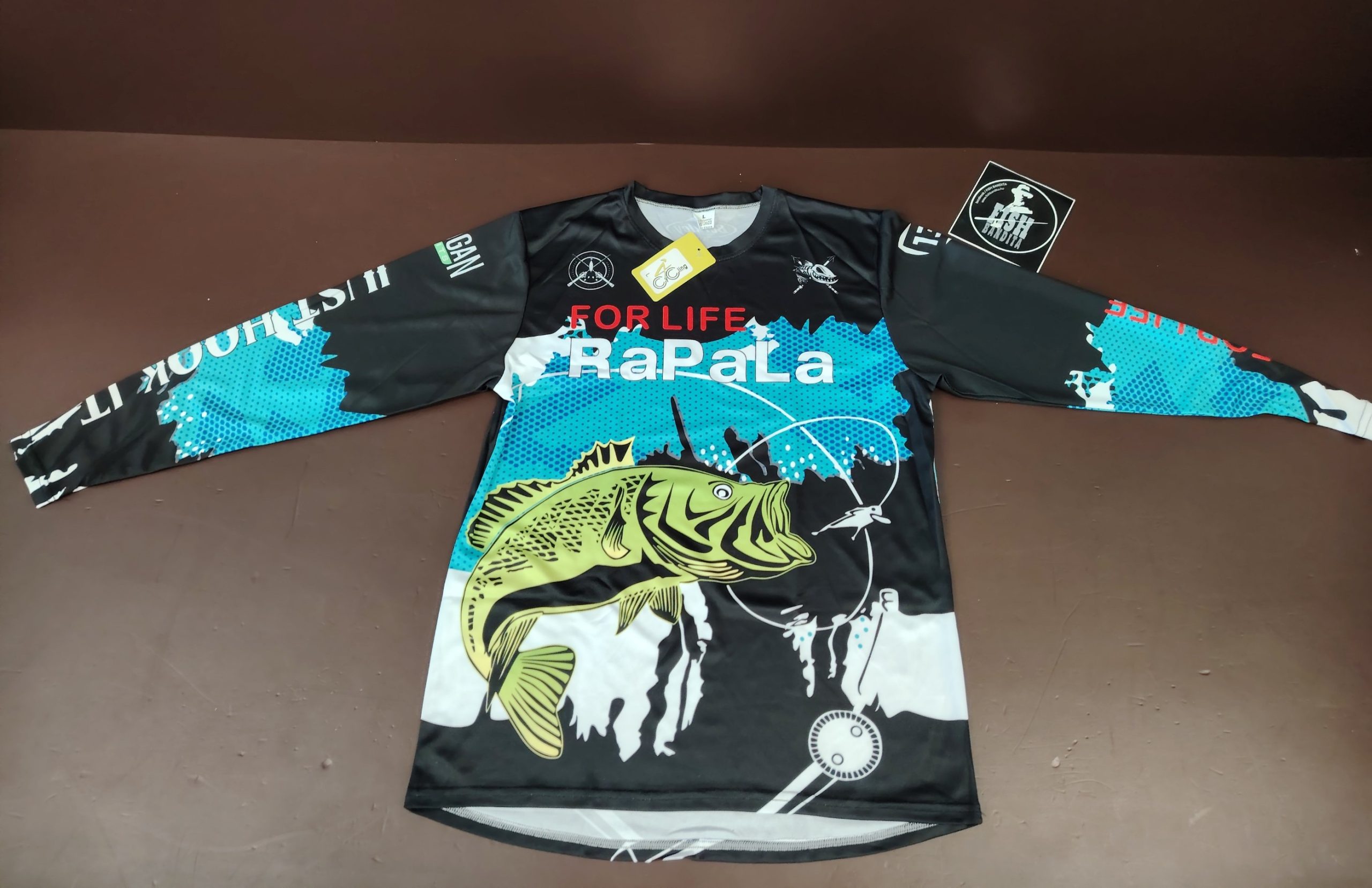 Rapala feliratú UV álló hosszúujjú poló (L)