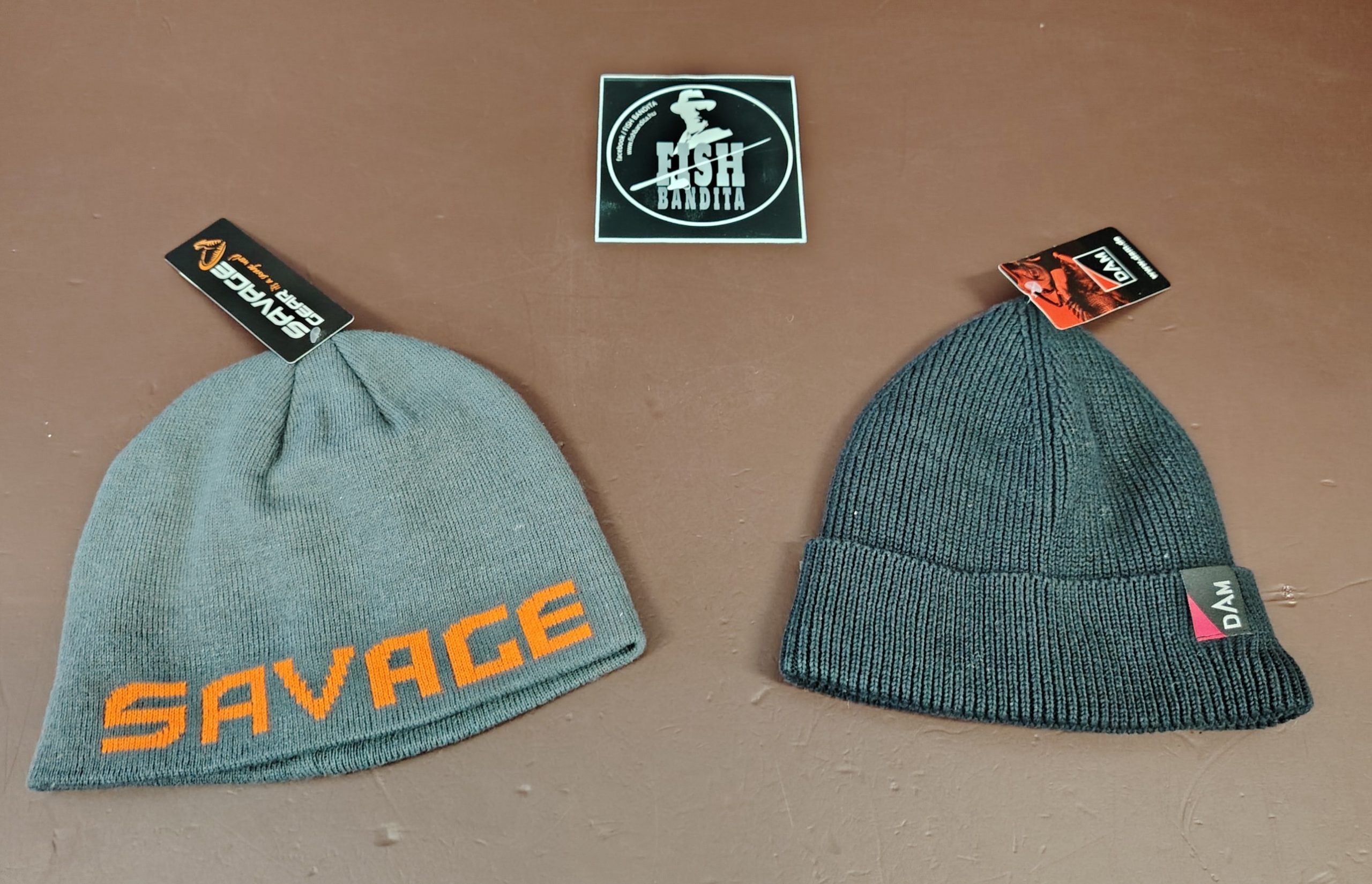 SAVAGE GEAR LOGO BEANIE GREY téli sapkák