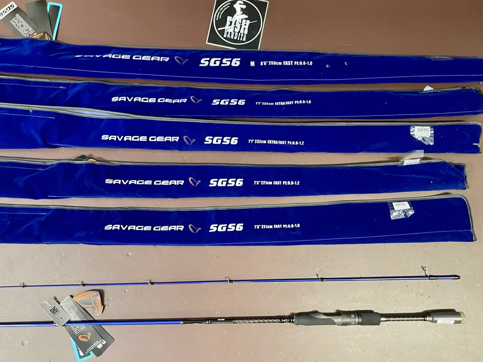 Savage Gear SGS6 221 7-25g/ 232 7-25g/259 7-25g