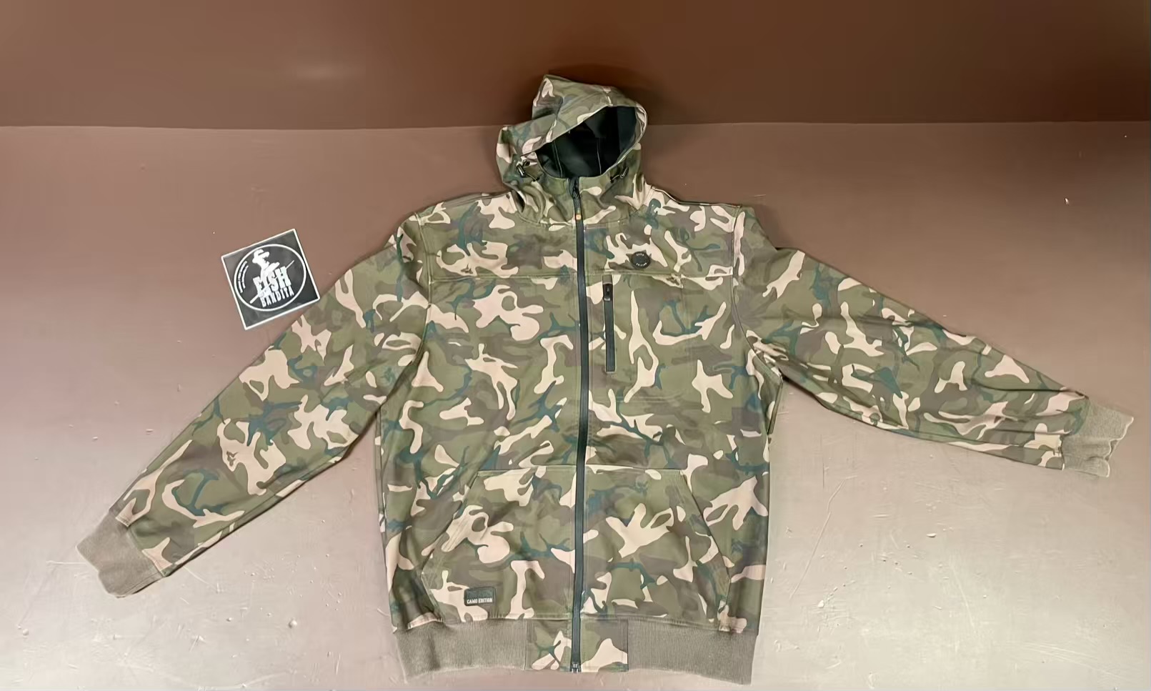 Fox Chunk Camo Hoody dzseki, horgászkabát(XL)