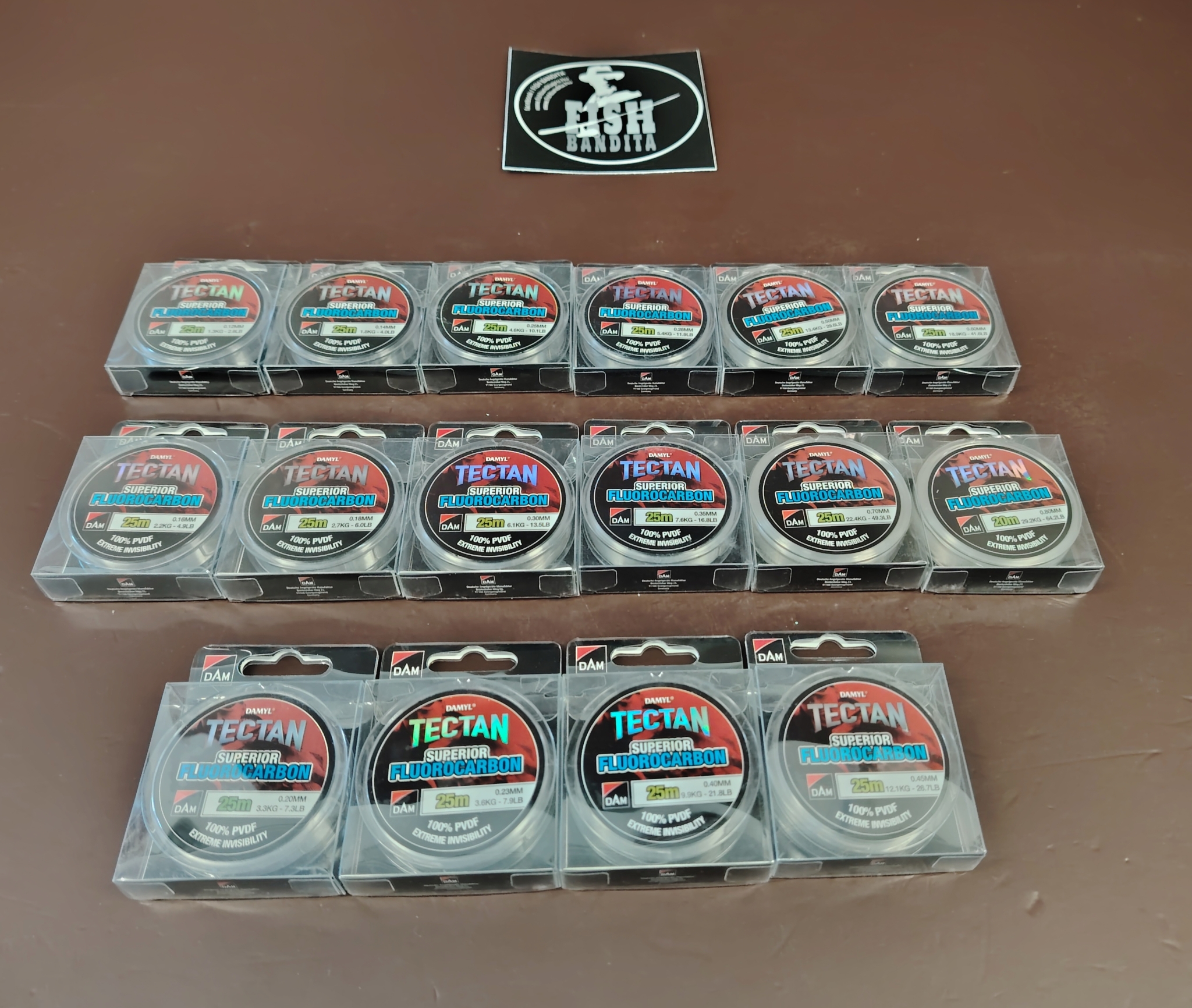 DAM TECTAN Superior Fluorocarbon Előkezsinór (100% PVDF) 0,12mm-től 0,80 mm-ig