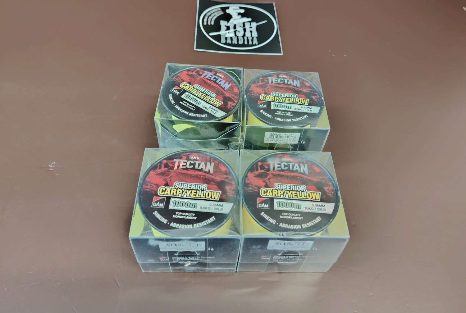 DAM TECTAN SUPERIOR CARP YELLOW (1000m) 0,30mm-től 0,38mm-ig