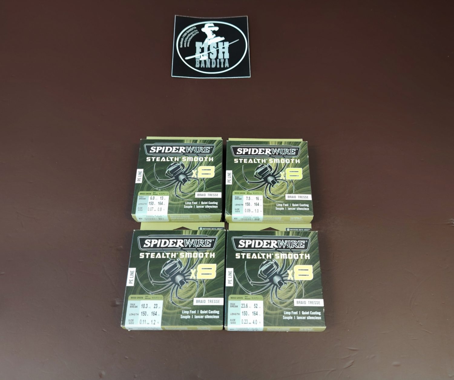 SPIDERWIRE STEALTH SMOOTH X8 (150m) – MOSS GREEN 0,07mm-től 0,23 mm-ig