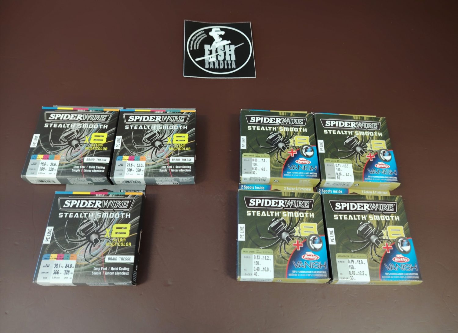 SPIDERWIRE STEALTH SMOOTH X8 / BERKLEY VANISH FC LEADER (150m) 0,09mm-től 0,33mm-ig