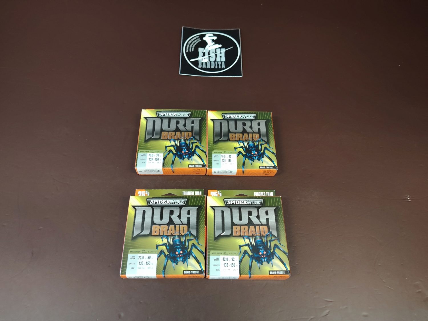 SPIDERWIRE DURA BRAID (MOSS GREEN, 135m) 0,19mm-től 0,41mm-ig