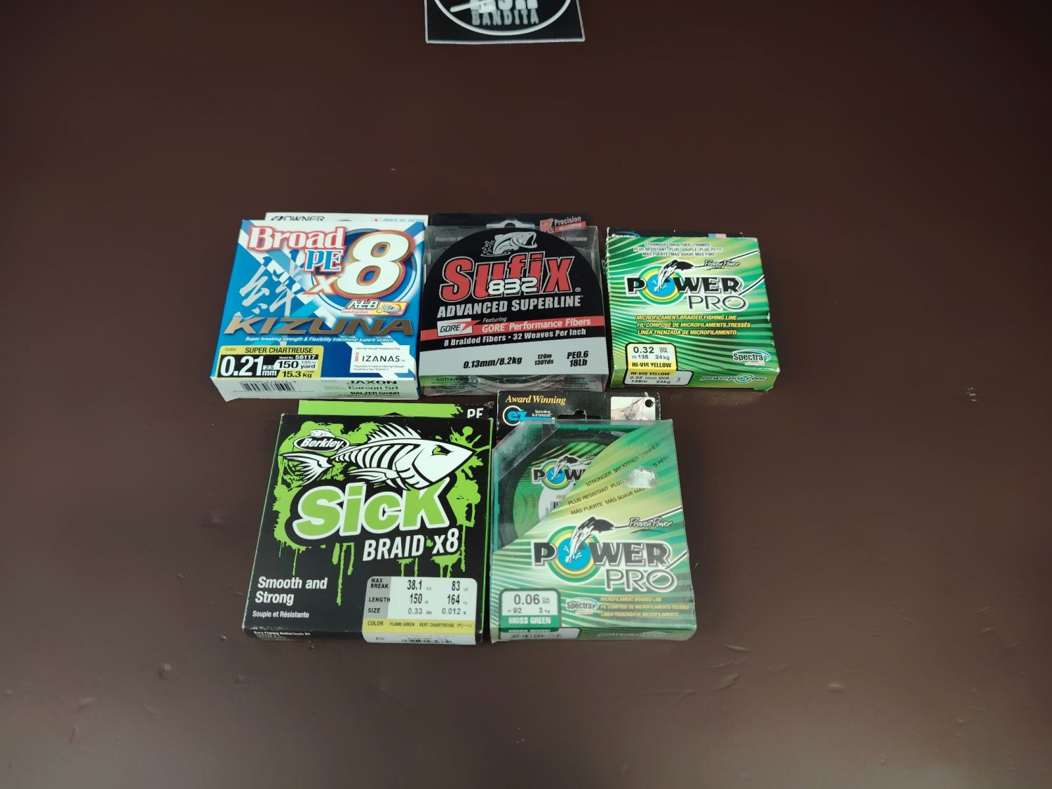 Fonott Horgászzsinórok 0.06- 0.33mm (Sufix, Power Pro, Berkley)