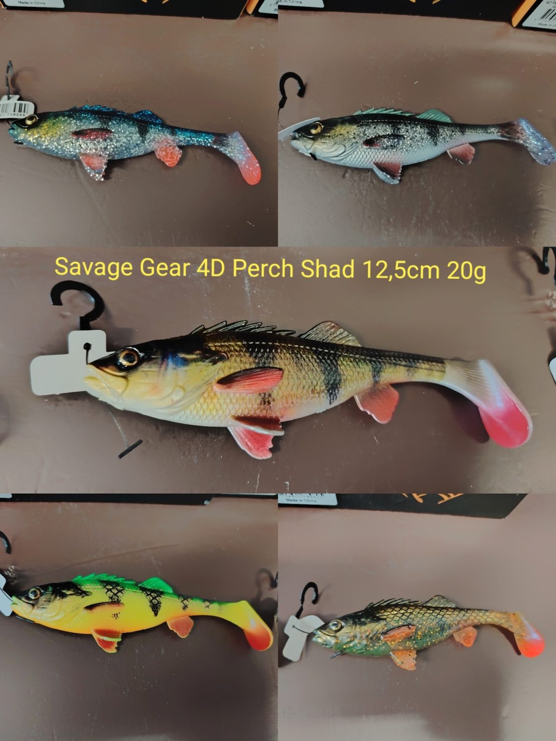 Savage Gear 4D Perch Shad 12,5cm 20g