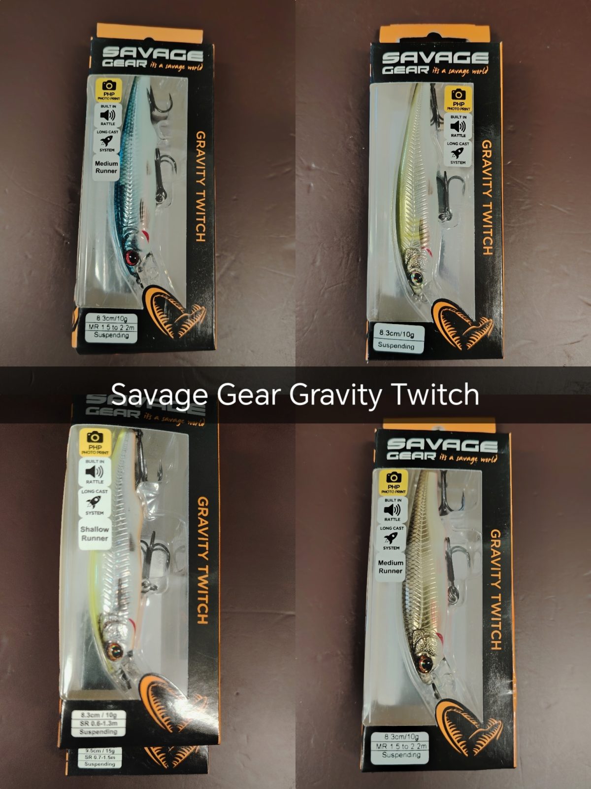 Savage Gear Gravity Twitch 7cm 8g/ 8,3cm 10g/ 9,5cm 15g