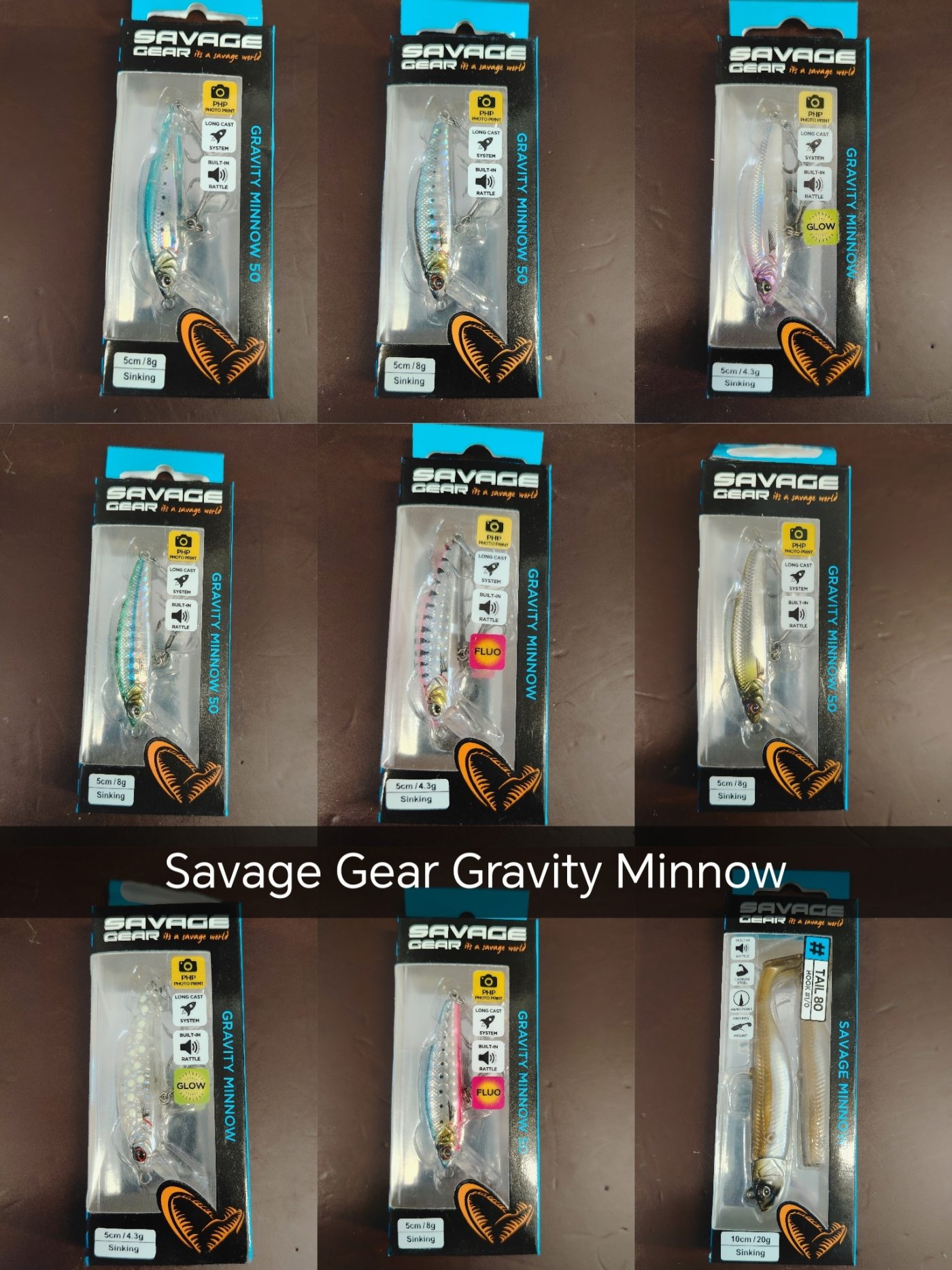 Savage Gear Gravity Minnow és Savage Minnow 5cm- 10cm-ig