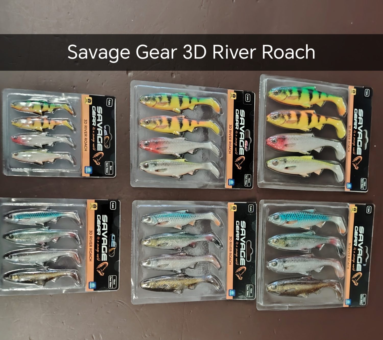Savage Gear 3D River Roach Gumihalak ​8CM 5G/ 10CM 10G/ 12CM 17G/ 14CM 28G