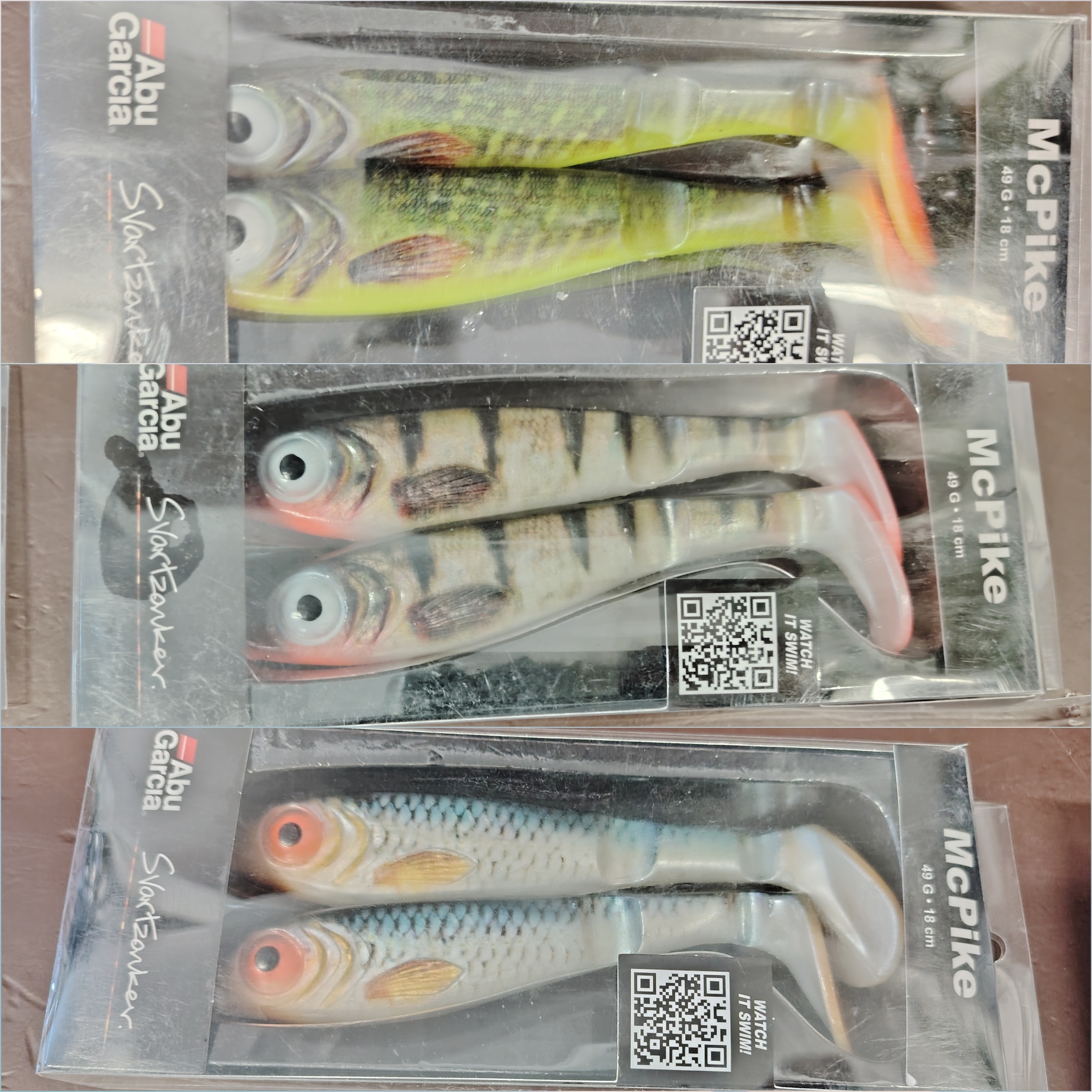Abu Garcia Svartzonker gumihalak 18cm 49g
