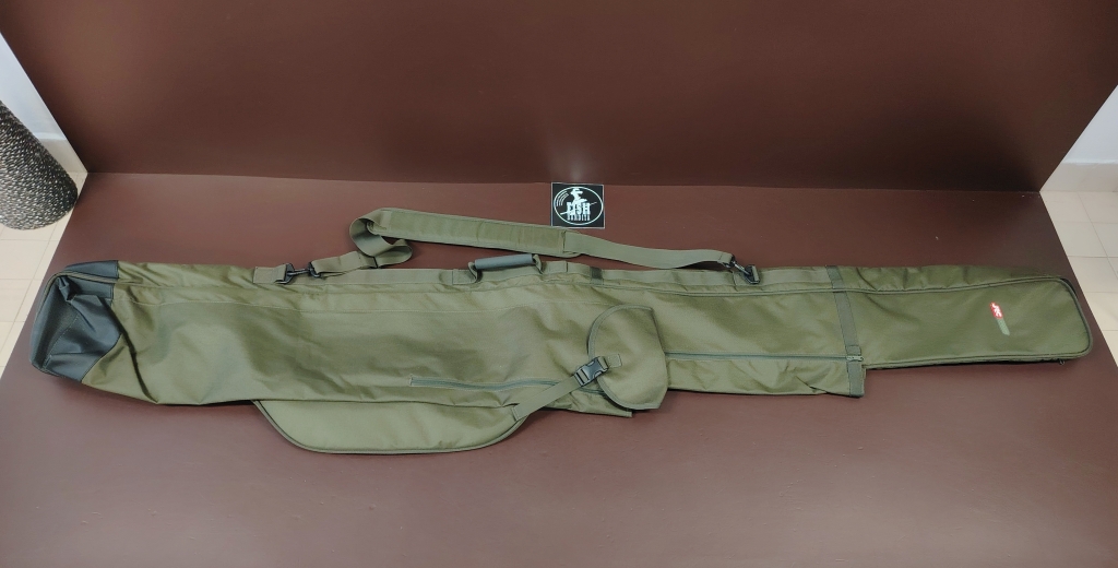JRC Defender 3 Rod Sleeve Green Carp Box 3 rekeszes botzsák 206cm